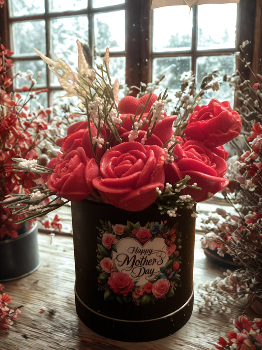 Rose Wax Melt Bouquet
