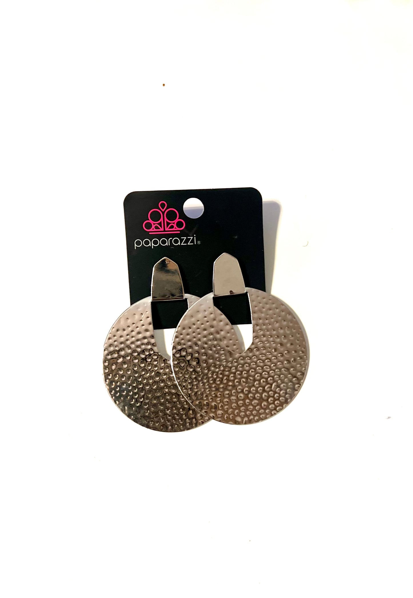 Paparazzi Silver Round Earrings #20
