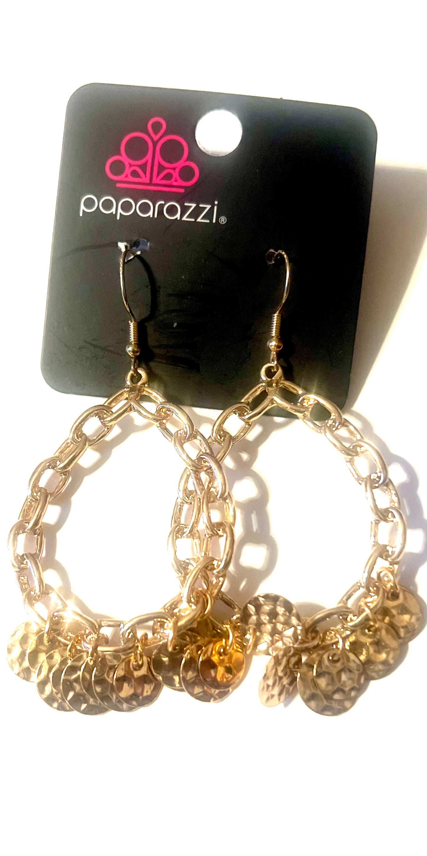 Paparazzi Gold Link Earrings Earrings#34