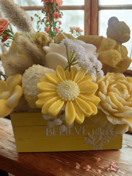 Yellow Box Wax Melt Bouquet