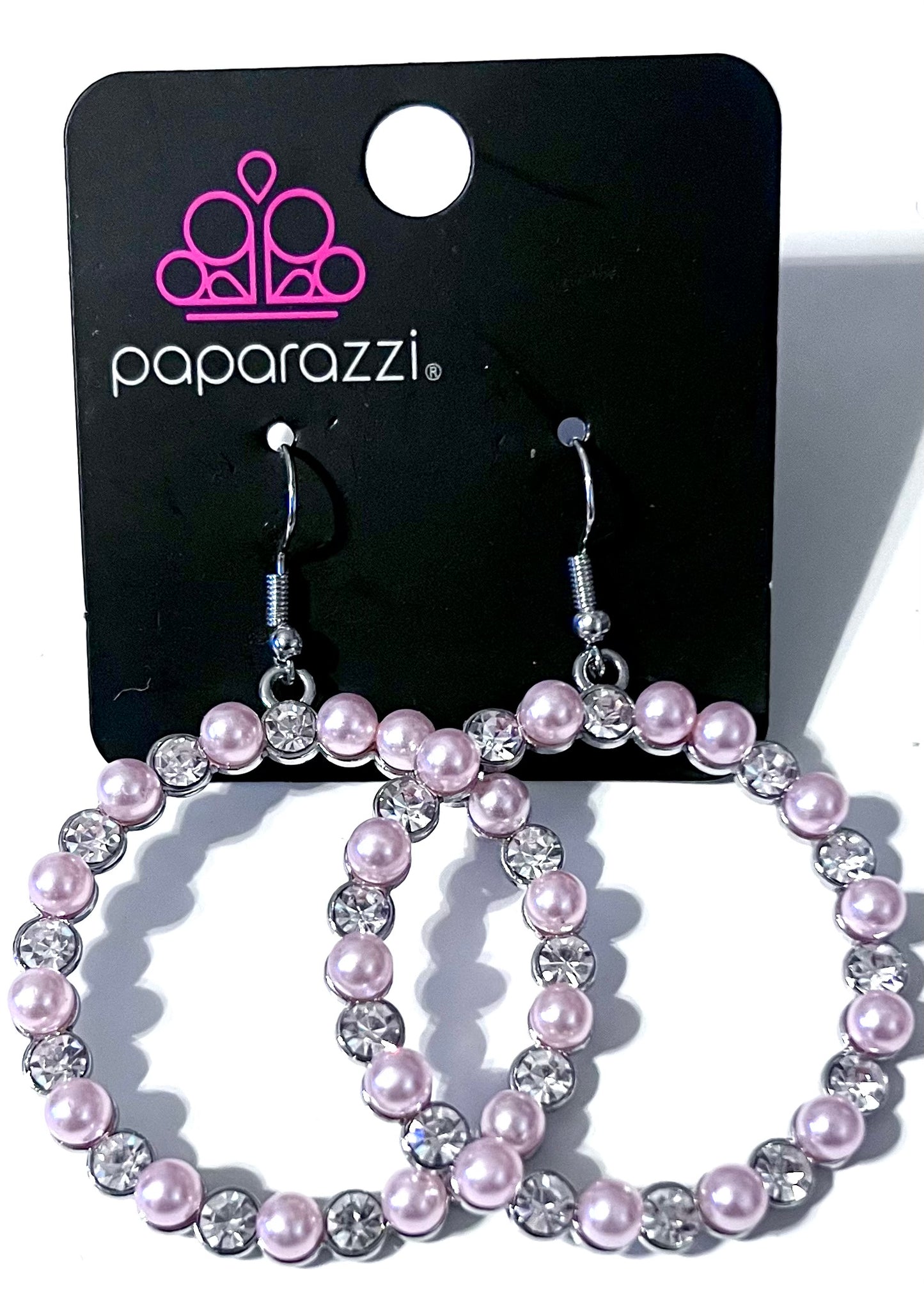 Paparazzi Pink Pearl Earrings#28