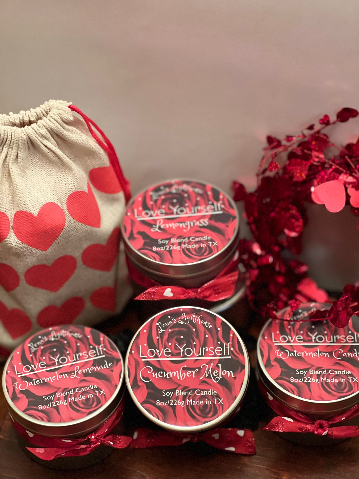 Love Yourself Tin 8oz Soy Blend Candle