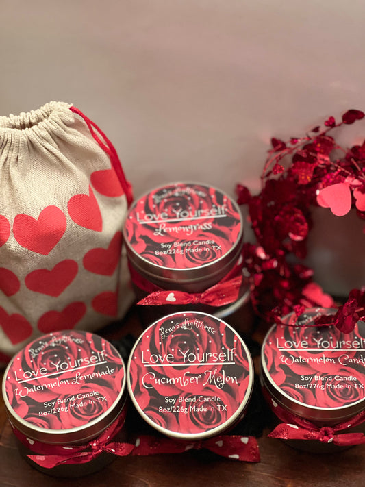 Love Yourself Tin 8oz Soy Blend Candle