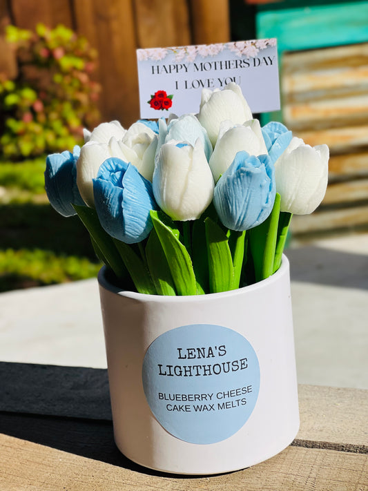 Blueberry Cheesecake Tulip Bouquet