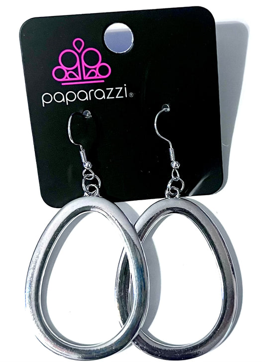 Paparazzi Silver Earrings Earrings#32