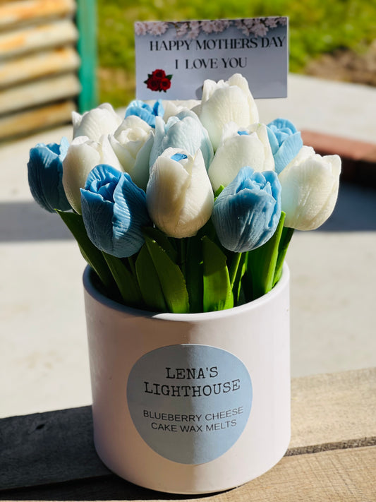 Blueberry Cheesecake Tulip Bouquet
