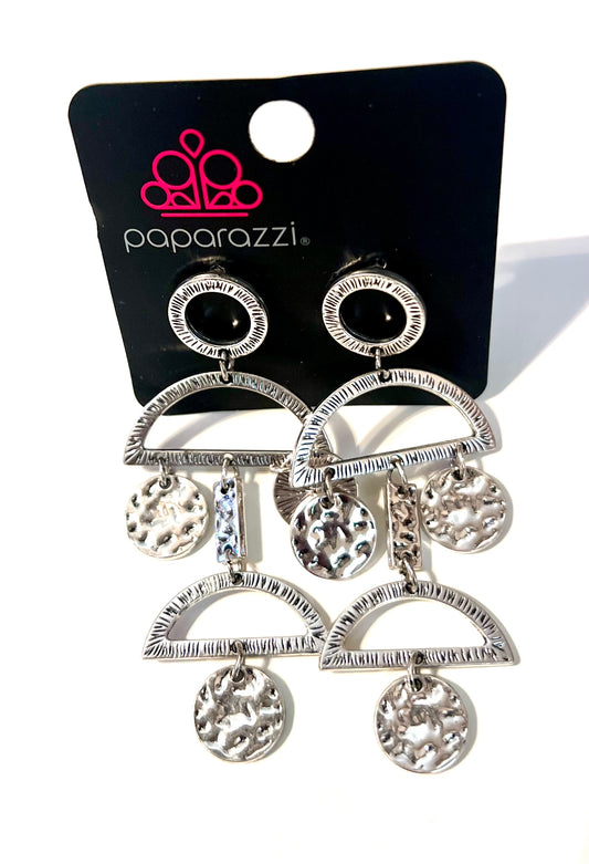 Paparazzi Silver Earrings #12
