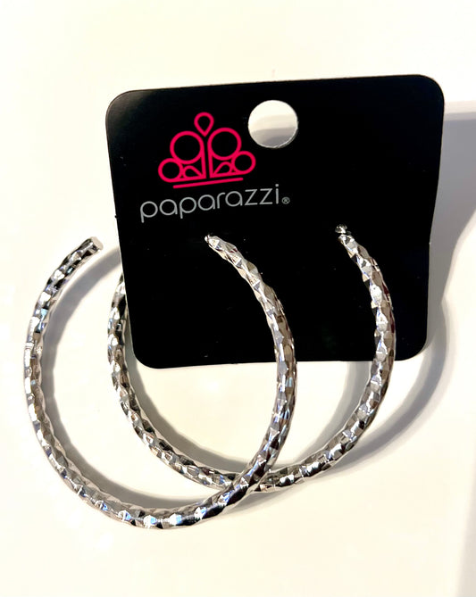 Paparazzi Silver Hoop Earrings #6